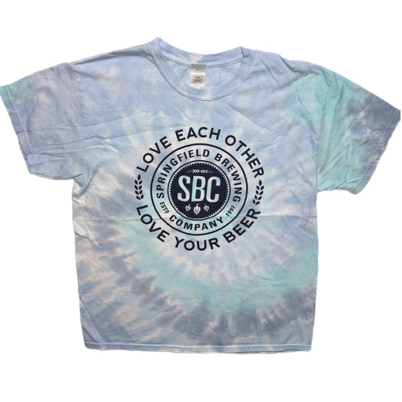 Springfield Brewing Co TieDye Tee SS 100% cotton, EUC 3515 - Picture 2 of 6